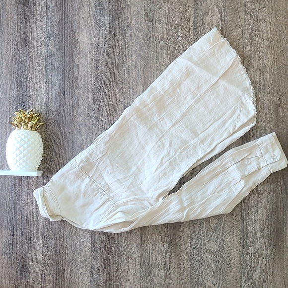 Cloth & Stone Button Down Linen Top - Natural - Picture 7 of 13